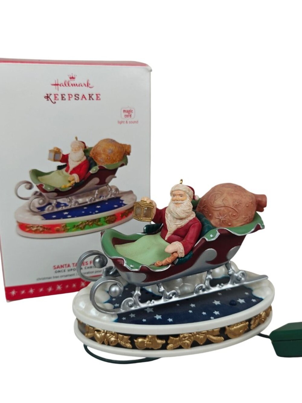 Hallmark Keepsake Ornament Santa Takes Flight 2016 Once Upon A Christmas Series